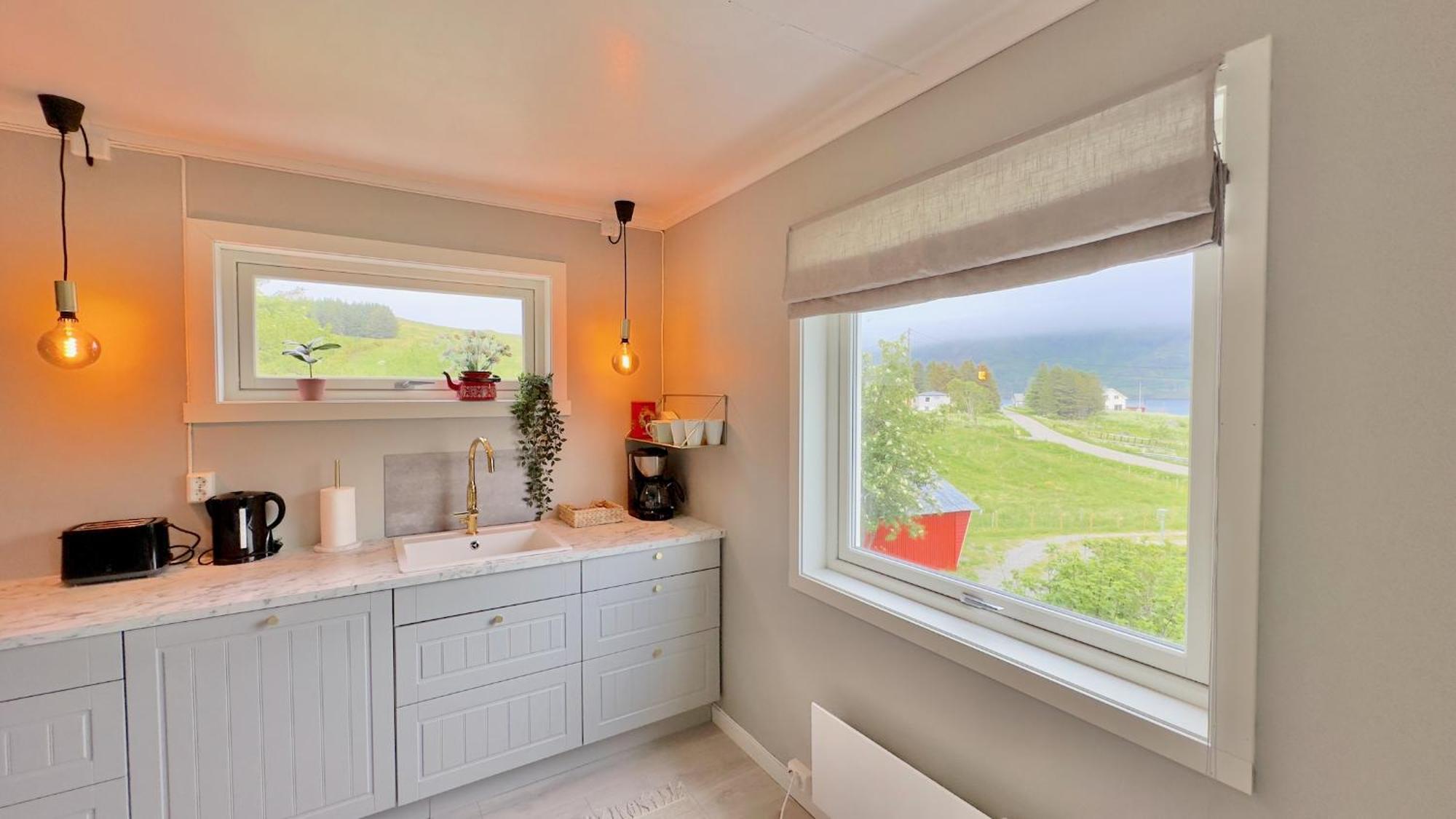 Seaview Holiday Home, Fredvang Lofoten Bagian luar foto